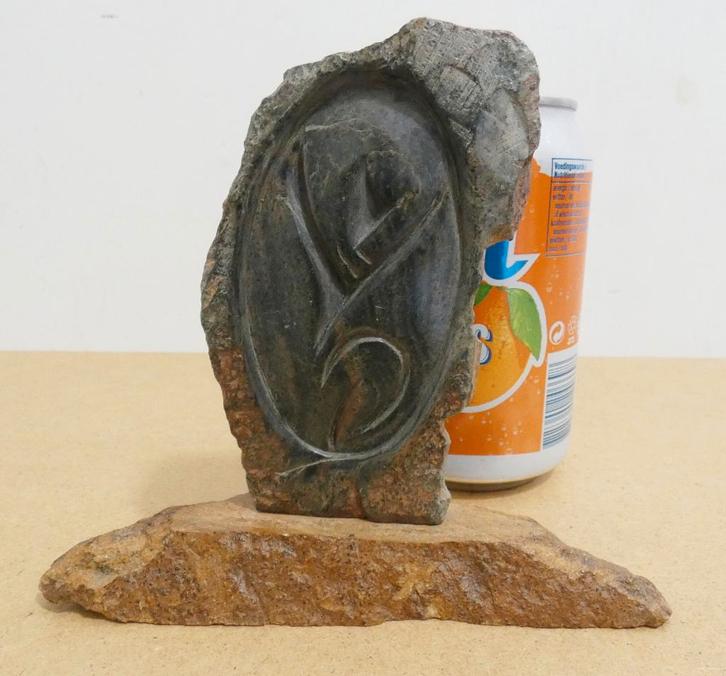 klein beeldje uit natuursteen - Maria buste [779], Antiek en Kunst, Antiek | Religie, Ophalen