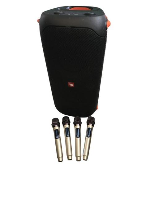 te huur jbl box 110 met microfoonset, Hobby en Vrije tijd, Feestartikelen | Verhuur, Zo goed als nieuw, Overige, Ophalen of Verzenden