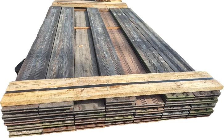Hardhouten planken  2.0x14.0 cm - geschaafd - nr: HP24, Tuin en Terras, Palen, Balken en Planken, Nieuw, Planken, Hardhout, Ophalen