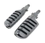 Voetsteunen set voor de valbeugel "Tech Glide" Chroom, Motoren, Accessoires | Overige, Ophalen of Verzenden, Nieuw