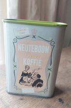 Vintage Neuteboom Dinee Koffie spaarblik guldens spaarpotje, Verzamelen, Blikken, Ophalen of Verzenden, Gebruikt, Koffie