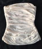 Italiaanse elegante top corset Erreuno puur NIEUW handwerk, Ophalen of Verzenden, Nieuw, Wit, Bruidsmeisjeskleding