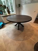 Ronde “boomstam” eettafel - 6-8 personen, Huis en Inrichting, Tafels | Eettafels, Ophalen, Gebruikt, 100 tot 150 cm, Rond