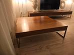 Mooie houten salontafel, Ophalen, Gebruikt, 50 tot 100 cm, Vierkant