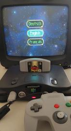 Nintendo 64/PAL/Zwart/1 Controller/5 Games/Controller pak, Spelcomputers en Games, Spelcomputers | Nintendo 64, Ophalen of Verzenden