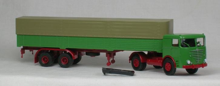 Brekina: Büssing LS 11 - trekker/oplegger., Hobby en Vrije tijd, Modelauto's | 1:87, Nieuw, Bus of Vrachtwagen, Brekina, Ophalen of Verzenden