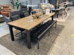 EETHOEK,, Huis en Inrichting, Tafels | Eettafels, Rustiek, 200 cm of meer, Zo goed als nieuw, Vijf personen of meer