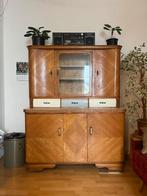 Vintage Keukenbuffet / Keukenkast hout Jaren 50, Huis en Inrichting, Kasten | Buffetkasten, Ophalen, Gebruikt, 100 tot 150 cm