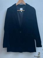 H&M prachtige blazer zwart fluweel 38, Maat 38/40 (M), H&M, Zwart, Ophalen of Verzenden