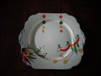Art Deco bord Burgess Bros. Carlisle Works, handpainted, Ophalen of Verzenden