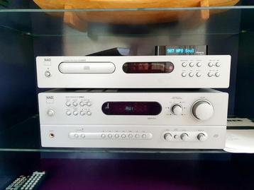 NAD stereoset C720BEE, met CD speler, zilverkleurig  beschikbaar voor biedingen