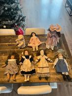 7 poppen, waaronder porselein - doe een bod!, Antiek en Kunst, Antiek | Speelgoed, Ophalen