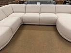 Hoekbank U-Vorm Beige 355x255x200 Direct/leverbaar, Ophalen, #Hoekbank#Loungebank#U-Bank#Banken#Bankstellen, Hoekbank, Mwonenenslapen