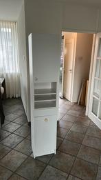 Badkamerkastje, met wasmand, wit, Ophalen of Verzenden, Gebruikt