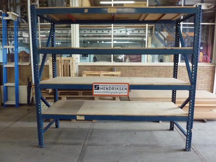 Zware Stelling / grootvakstelling, palletstelling 277x90x250, Doe-het-zelf en Verbouw, Metalen, Gebruikt, IJzer, Ophalen of Verzenden