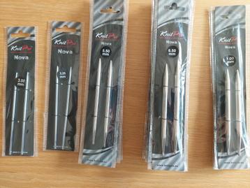 NIEUW Knitpro Nova losse breipunten 13 en 10 cm lang beschikbaar voor biedingen