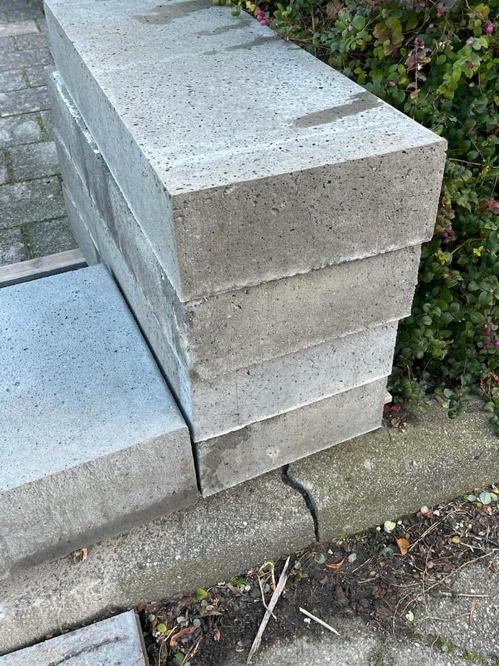 Schellevis Traptreden Blok Grijs - Nieuw!, Tuin en Terras, Palen, Balken en Planken, Nieuw, Overige typen, Minder dan 180 cm, Ophalen