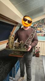 Zeer Grote Stuart Stoomaangedreven Kraan "live steam", Antiek en Kunst, Antiek | Speelgoed, Ophalen of Verzenden