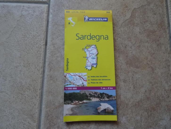 michelin wegenkaart 366 Sardinie, Boeken, Atlassen en Landkaarten, Nieuw, Landkaart, Italië, 2000 tot heden, Ophalen of Verzenden