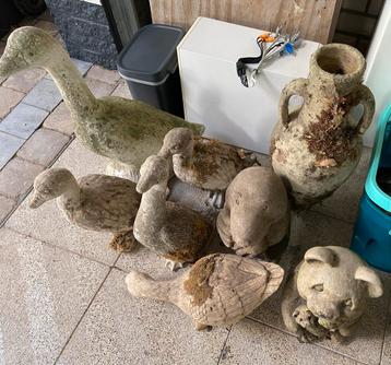 Betonnen Tuinbeelden - diverse dieren beschikbaar voor biedingen