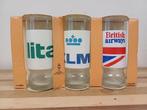 6 glazen - KLM, British Airways, Alitalia, Verzamelen, Ophalen of Verzenden, Zo goed als nieuw, Overige typen