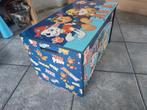 Paw patrol opbergkist

55x30x31cm, Ophalen, Minder dan 50 cm, 50 tot 100 cm, Zo goed als nieuw