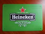 Heineken 20x30 cm Reclamebord, Verzamelen, Biermerken, Ophalen of Verzenden, Nieuw, Reclamebord, Plaat of Schild, Heineken