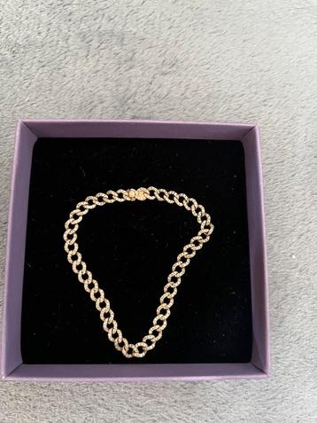 14 karaat armband met zirkonias juweel armband beschikbaar voor biedingen