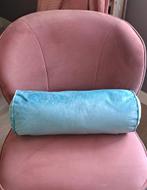 Velvet Rolkussen Groen, Huis en Inrichting, Woonaccessoires | Kussens, Ophalen of Verzenden, Zo goed als nieuw, Groen, Cilindervormig