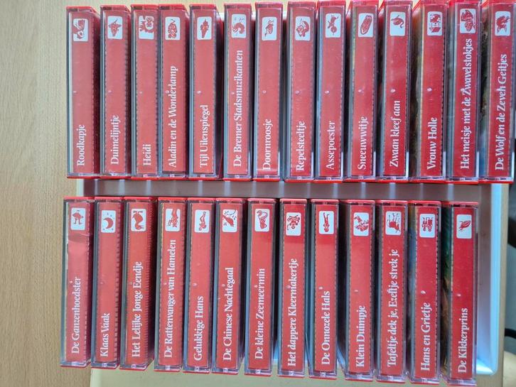 Te koop Luistersprookjes, Cd's en Dvd's, Cassettebandjes, Gebruikt, Overige genres, Ophalen