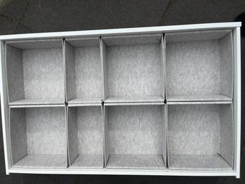 Bak, set van 8, lichtgrijs, 90x54 cm