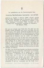 Oss/pastoor Antonius van de Bult 1899 Veghel +1966 Mariahout, Verzenden