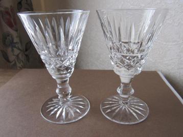 Vier prachtige Waterford Model Tramore chrystal glazen beschikbaar voor biedingen