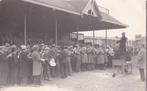 681Y fotokaart Zaandam voetbalstadion Hercules fanfare, Ophalen of Verzenden, 1920 tot 1940, Ongelopen, Noord-Holland