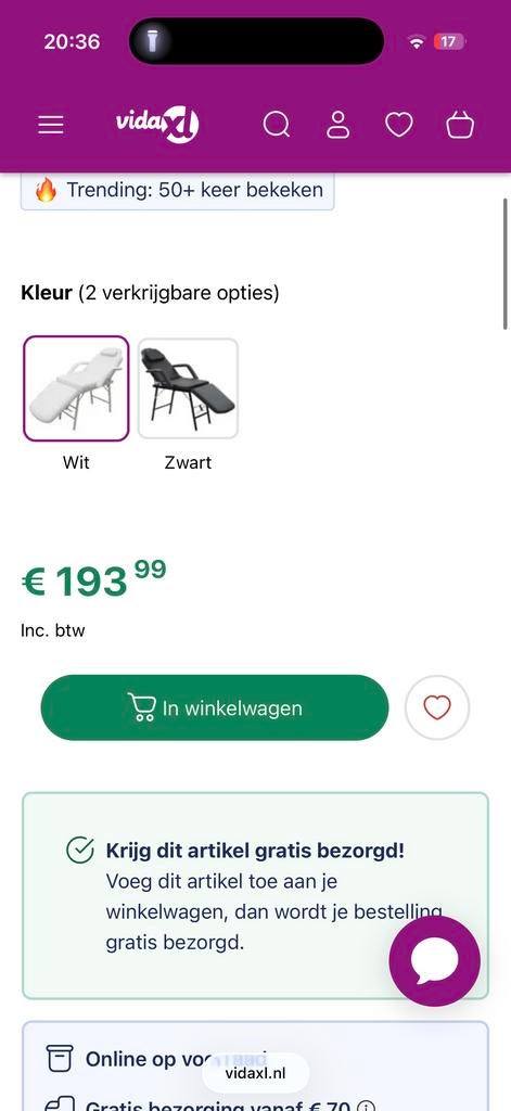 Cosmetische lamp, behandelstoel en kruk - complete set!, Huis en Inrichting, Bureaustoelen, Gebruikt, Bureaustoel, Wit, Ophalen of Verzenden