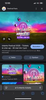 Intents 4x saturday, Tickets en Kaartjes, Drie personen of meer