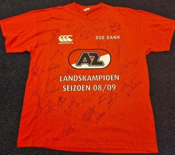 Gesigneerd AZ shirt > Kampioensteam 2008-2009 beschikbaar voor biedingen