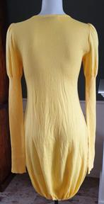 Sibin Linnebjerg mooie gele trui jurk XS 34 Gratis Verzenden, Kleding | Dames, Verzenden, Geel, Zo goed als nieuw, Knielengte
