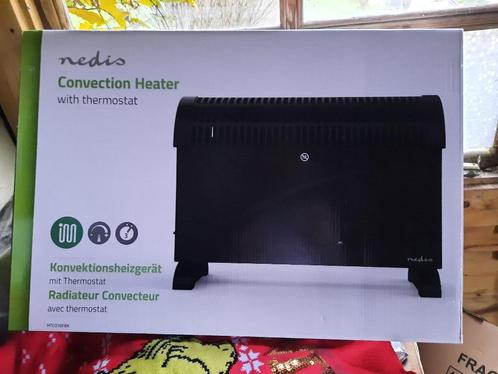 Convector kachel 2000 watt zwart noeiw in de doos, Huis en Inrichting, Kachels, Nieuw, Overige soorten, Elektrisch, Verzenden