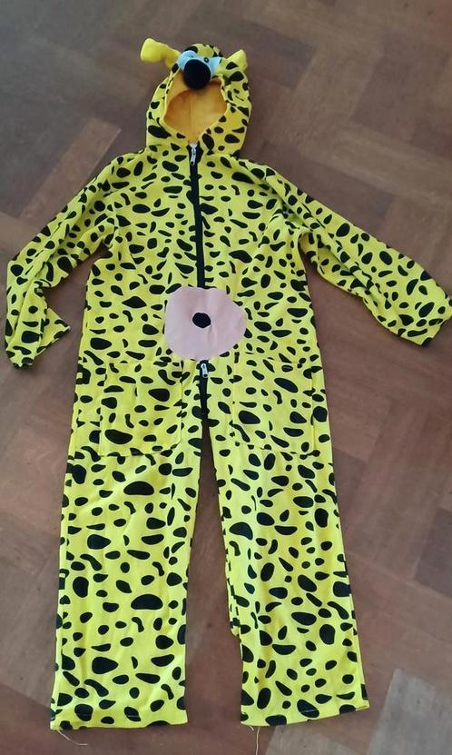 Marsipulami onesie maat 128/134 carnaval, Kinderen en Baby's, Carnavalskleding en Verkleedspullen, Zo goed als nieuw, Jongen of Meisje