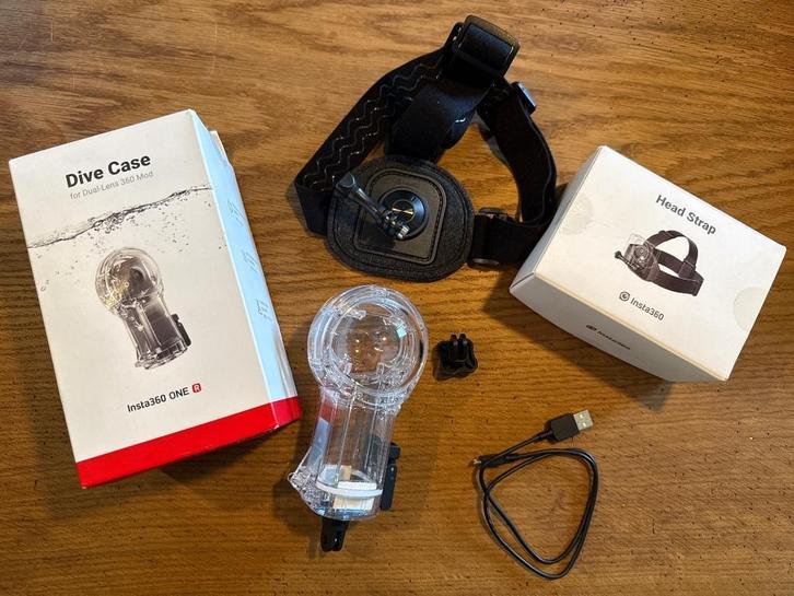 Dive case voor Insta360 One R, Audio, Tv en Foto, Actiecamera's, Nieuw, Overige merken, Ophalen of Verzenden