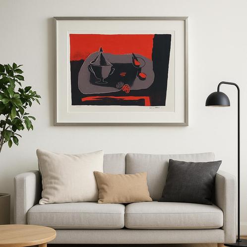 litho van Henri Hayden (1883-1970), Antiek en Kunst, Kunst | Schilderijen | Abstract, Ophalen of Verzenden