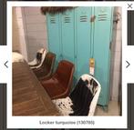 Turquoise Lockerkast - 4 Deurs, Ophalen of Verzenden, Gebruikt