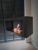 Stalen hangende bio-ethanol haard sfeer, Ophalen of Verzenden, Nieuw, Vrijstaande haard, Overige soorten