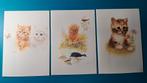Kat poes partij kaarten GIORDANO 14 dubbelkaarten. 5 ansicht, Verzamelen, Ansichtkaarten | Dieren, Ophalen of Verzenden, 1980 tot heden