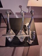 3 Chrome Haken - Grote Uitvoering, Ophalen, Gebruikt, Metaal, Vintage