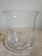 Glazen kandelaar Ø13cm, Ophalen, Overige materialen, Overige kleuren, Nieuw