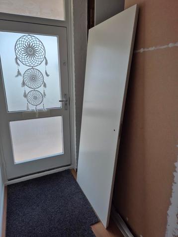 Witte Opdekdeur - Binnendeur 78x201,5 beschikbaar voor biedingen