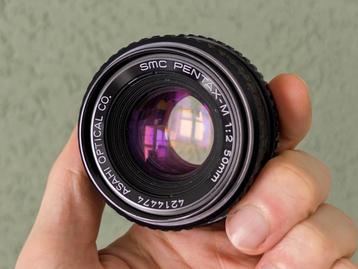 SMC Pentax-M Asahi 50mm F2 prime lens (K-mount) beschikbaar voor biedingen