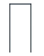 Cando inbouwkader hordeuren antraciet 108x239cm (1), Huis en Inrichting, Stoffering | Vloerbedekking, Ophalen, Nieuw